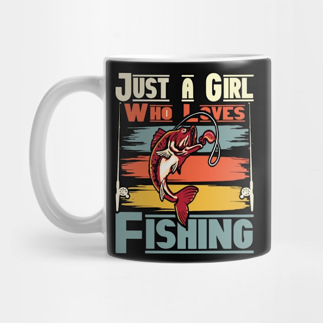 Just a girl who loves fishing Vintage by rhazi mode plagget